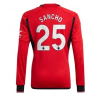 Manchester United Jadon Sancho #25 Hemmatröja 2023-24 Långa ärmar